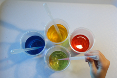 pipetting water