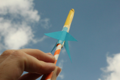 Straw rocket